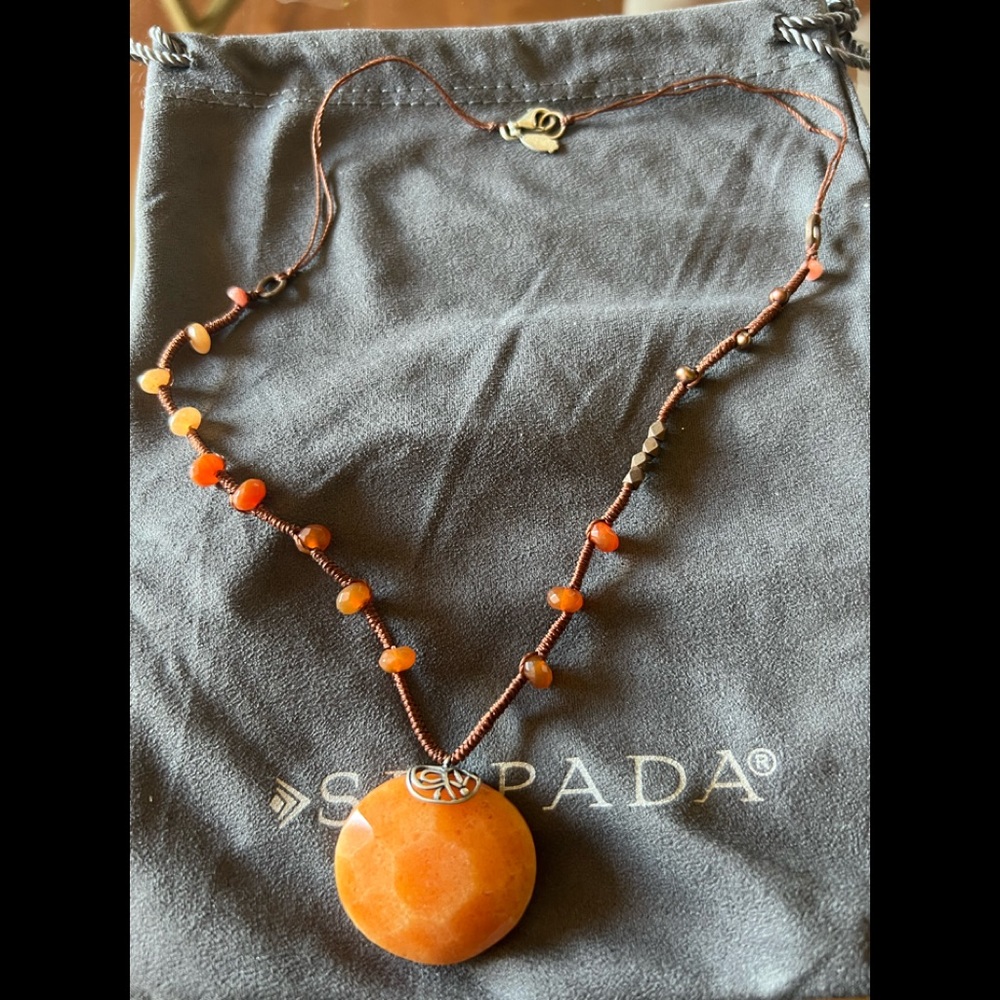 Morroccan sunset necklace